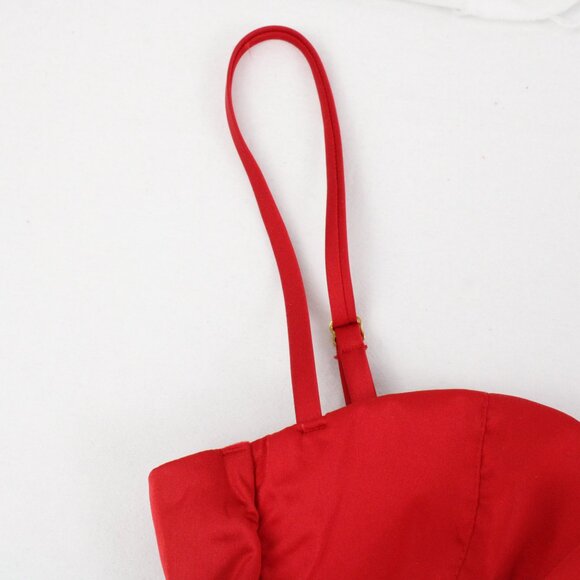 NWT God Save Queens Rendezvous Cherry Mini Dress with Underwire Size Large - Picture 7 of 14